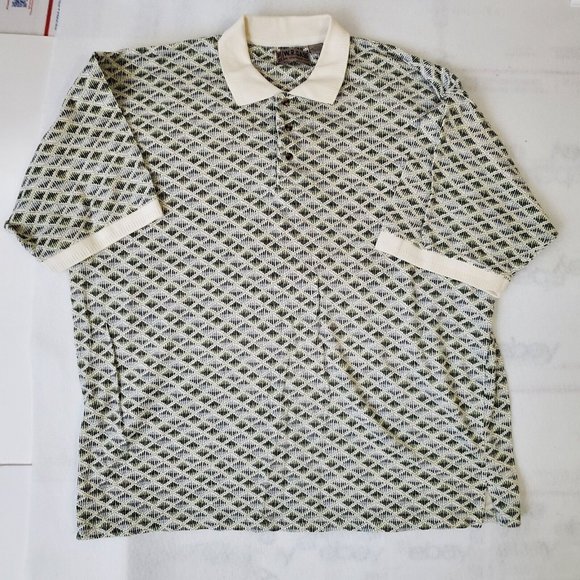 W.R. Gass Men's Shirt Short Sleeve Size 2X Casual Classic Beige - Picture 7 of 12